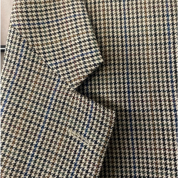 Ralph Lauren, Size 44R, Houndstooth browns pattern,100% Wool, Blazer/Coat/Jacket - Picture 2 of 11